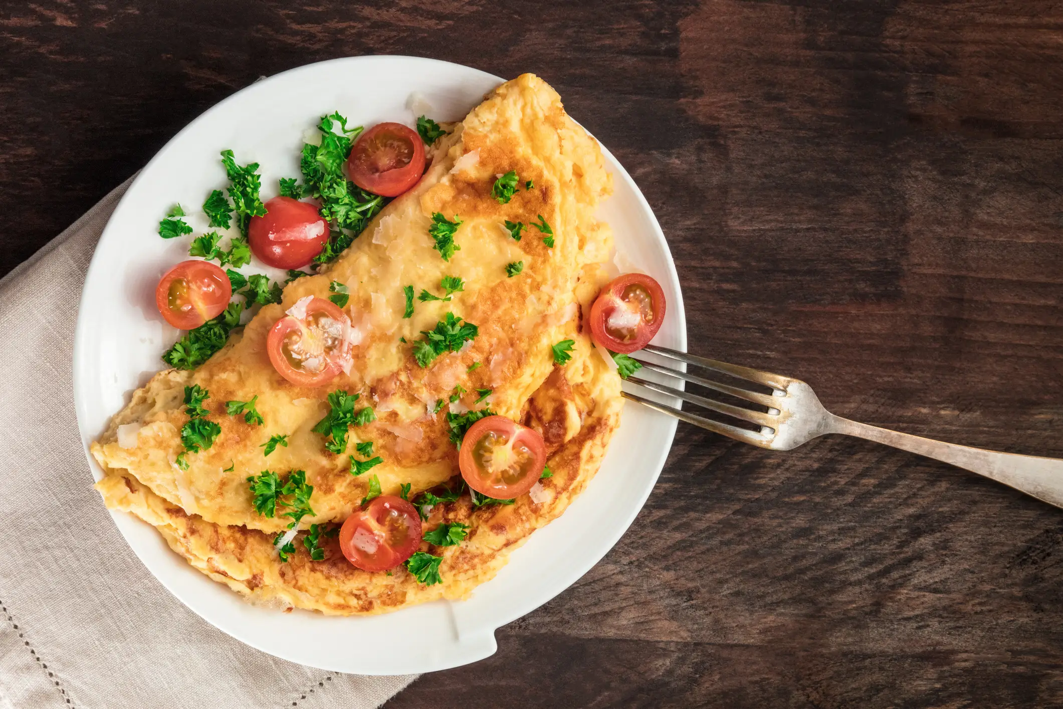 Imagem ilustrativa de omelete fit