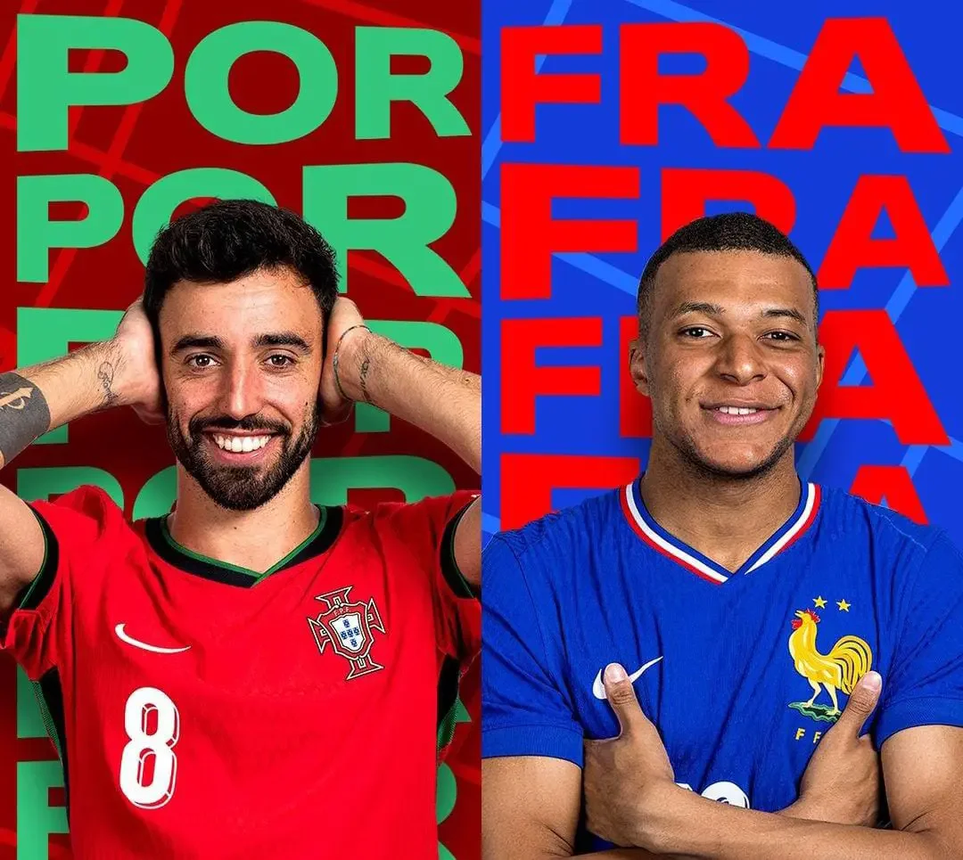 Portugal x França será um dos duelo das quartas de final da Euro