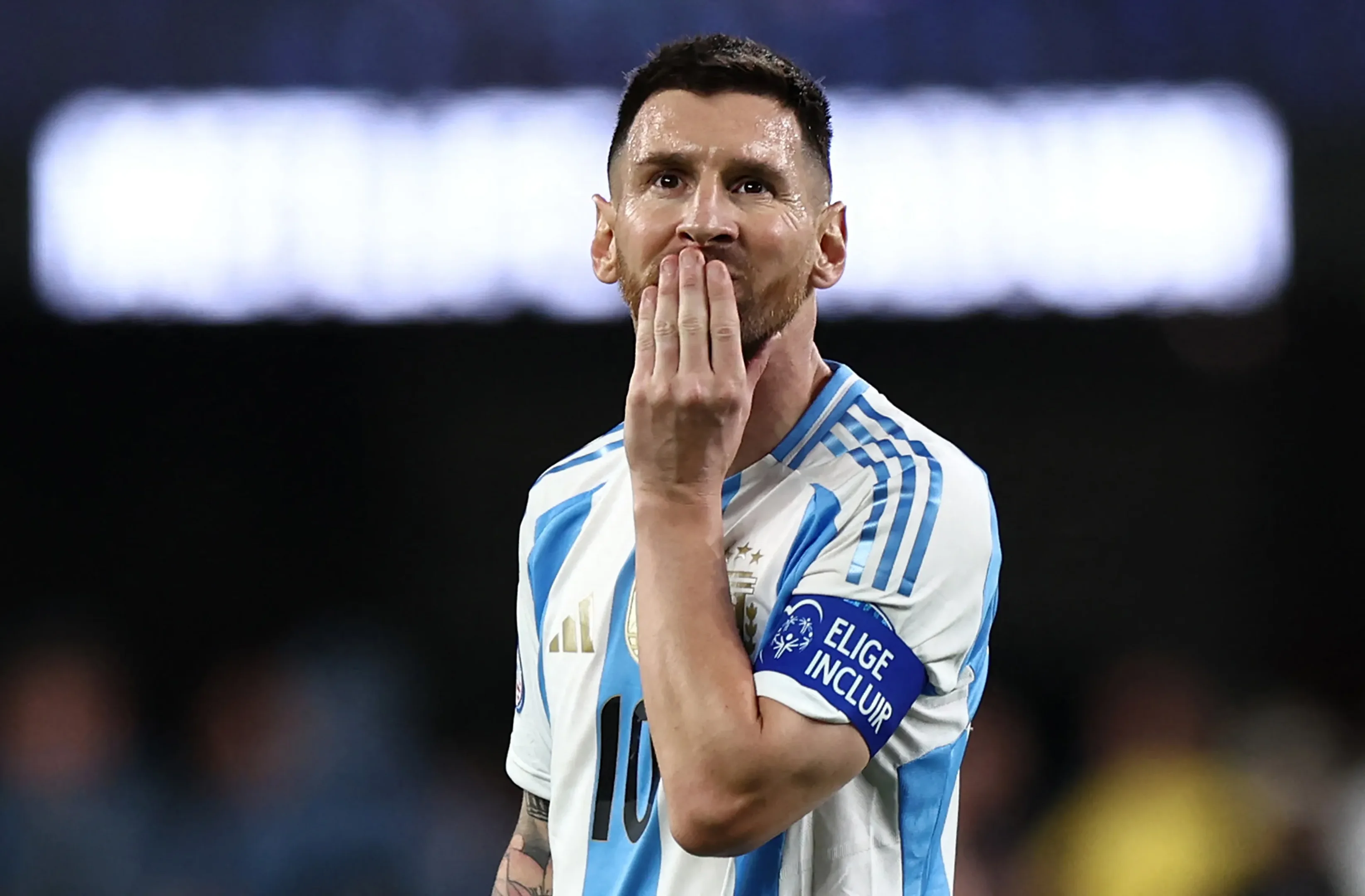 Lionel Messi, atacante e capitão da Argentina