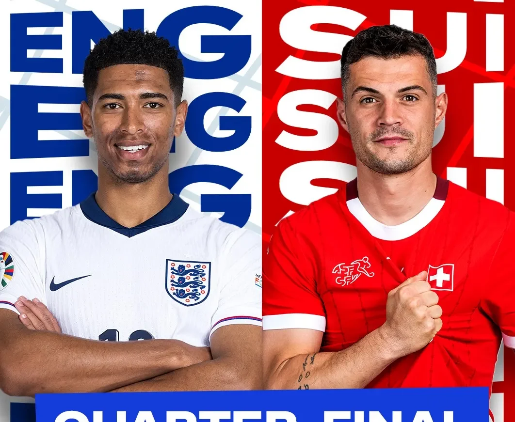 Inglaterra x Suíça