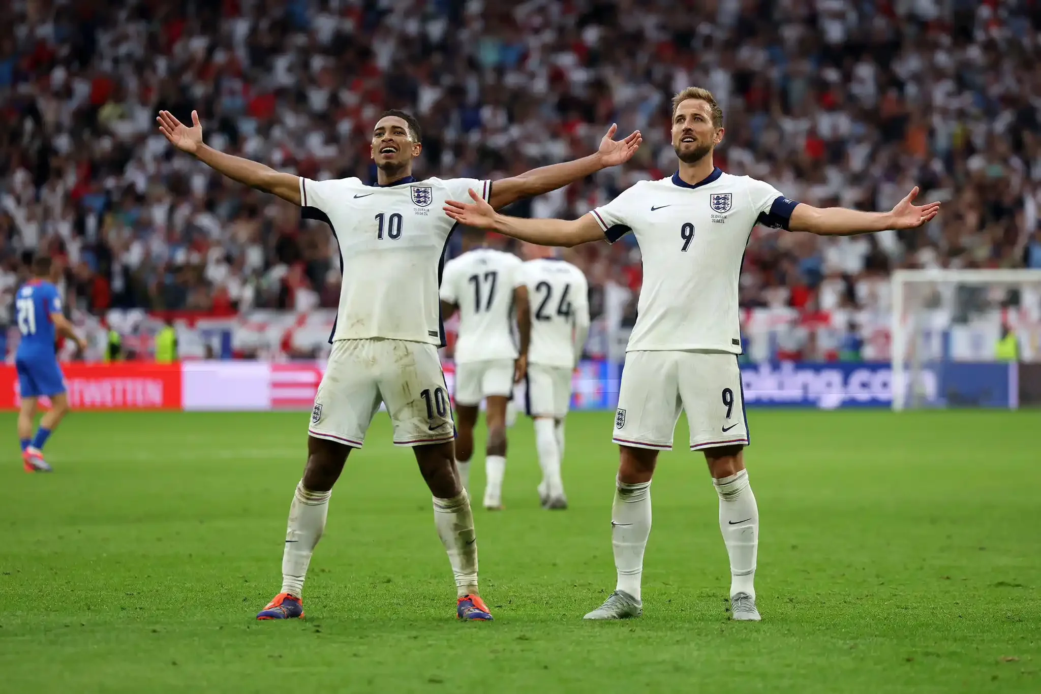 Harry Kane e Jude Bellingham são os principais nomes da Inglaterra na Eurocopa