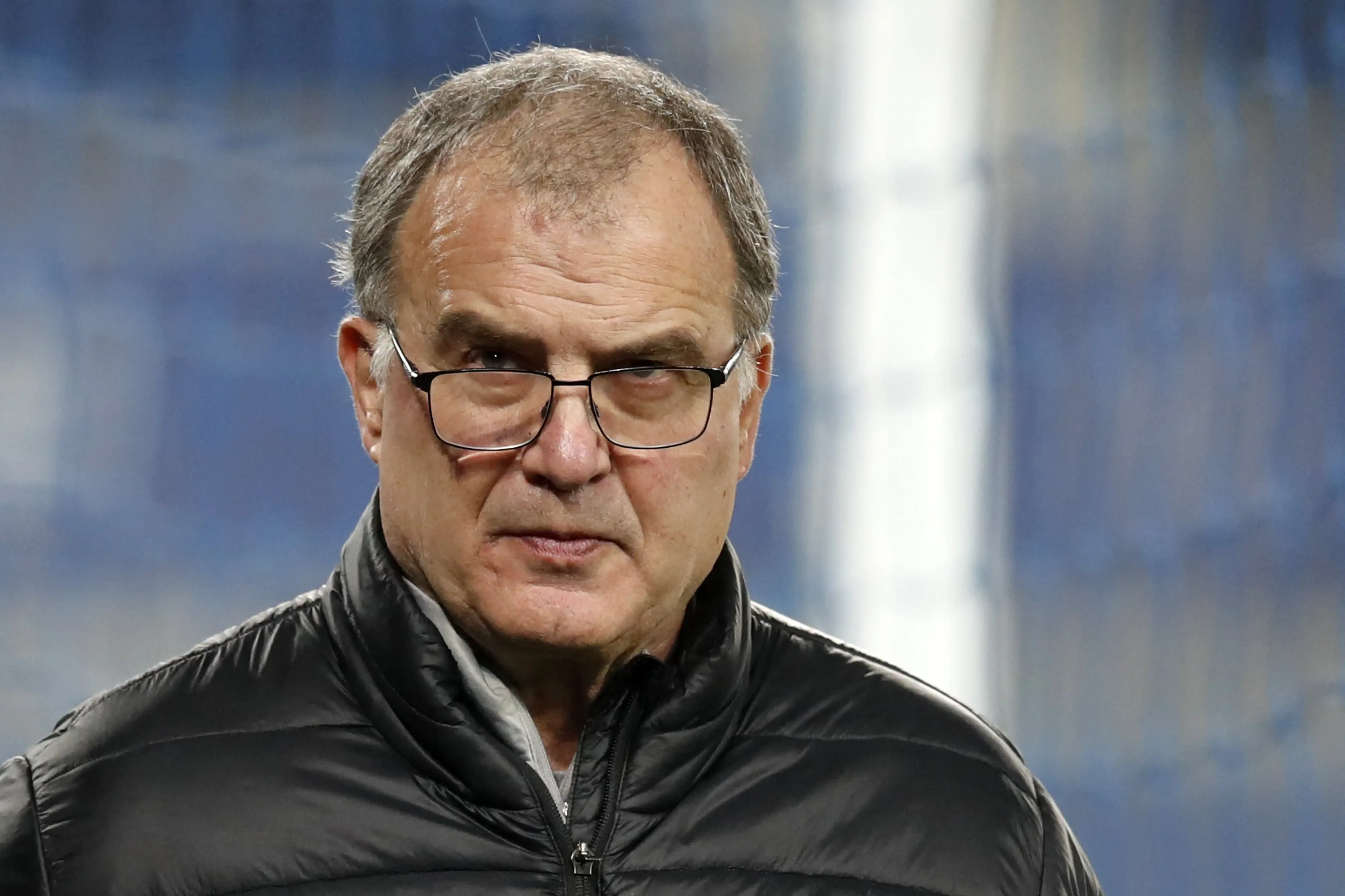 Imagem do técnico Marcelo Bielsa, que comando a seleção do Uruguai