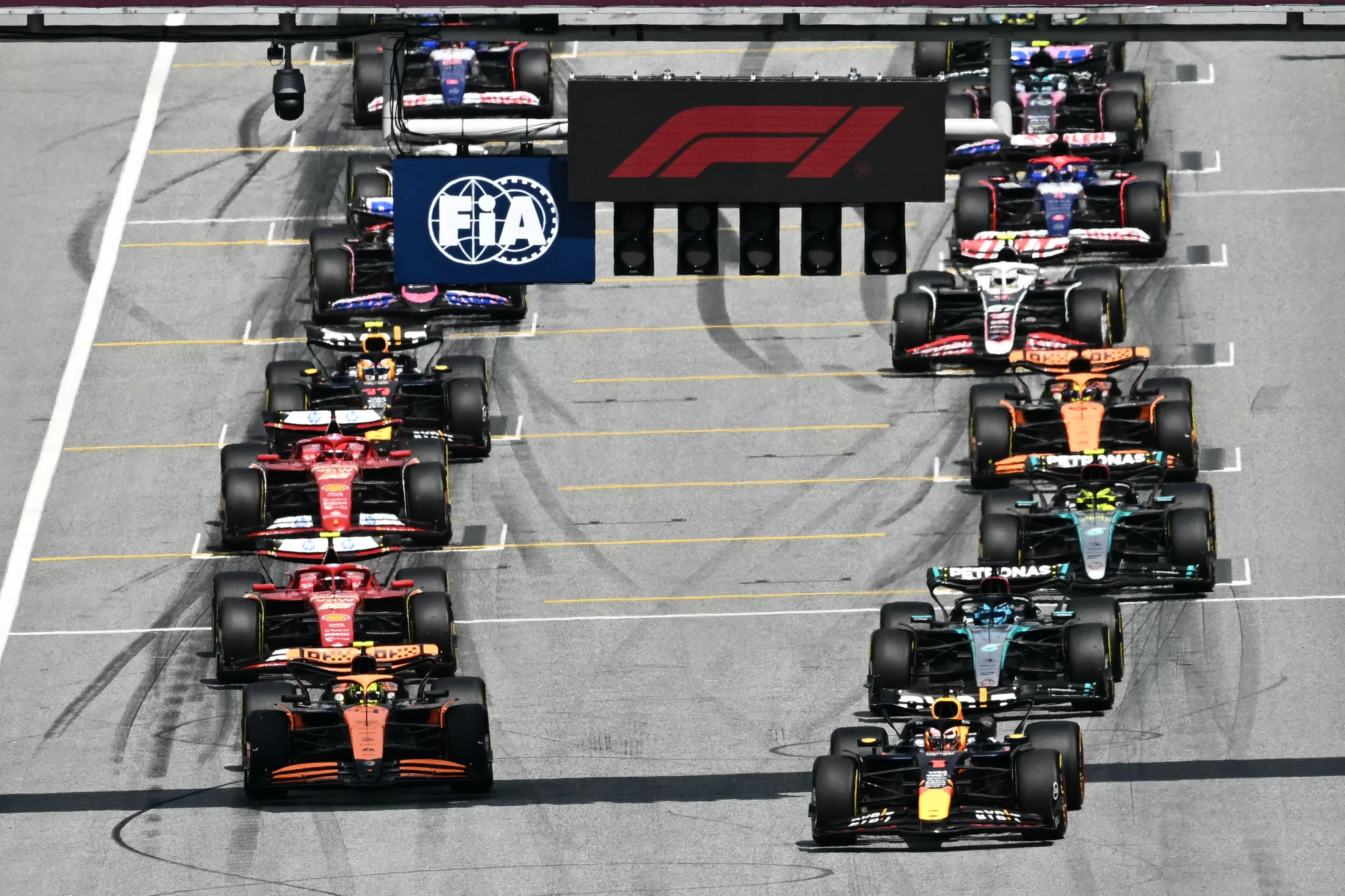 Imagem dos carros da Fórmula 1