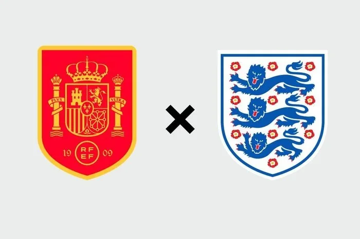 Imagem do confronto da final da Euro 2024: Espanha x Inglaterra