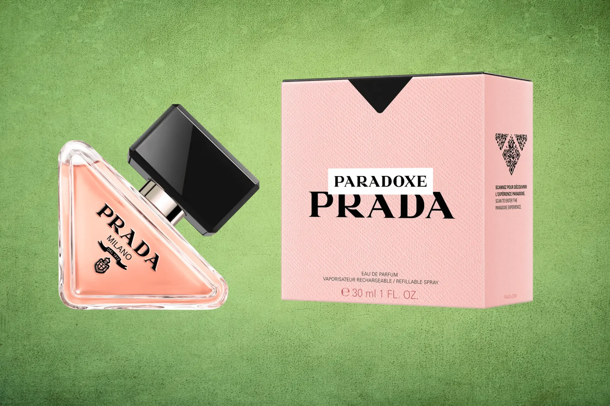 Imagem ilustrativa de perfume da Prada Paradoxe