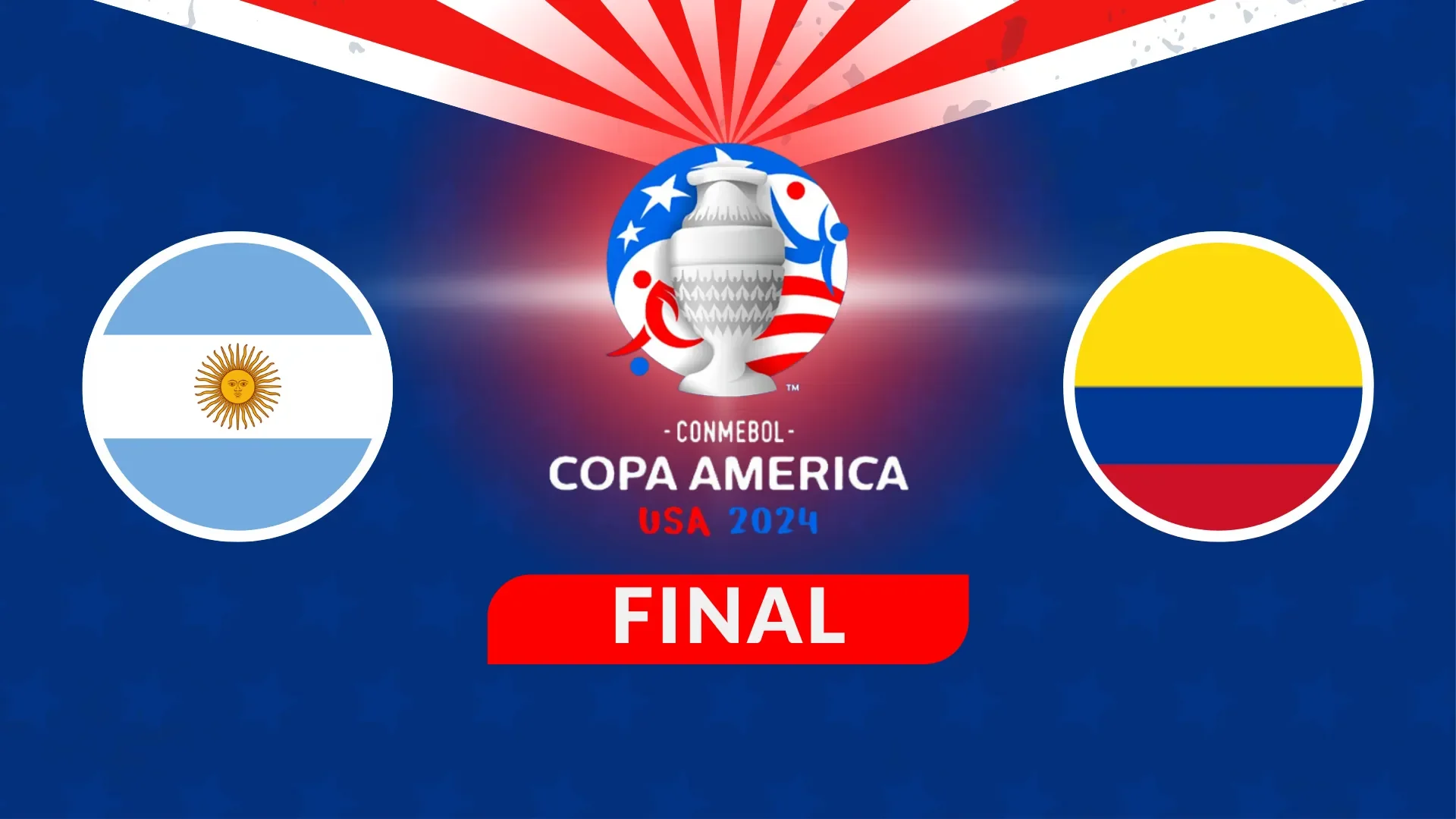 Argentina x Colômbia, pela Final da Copa América 2024