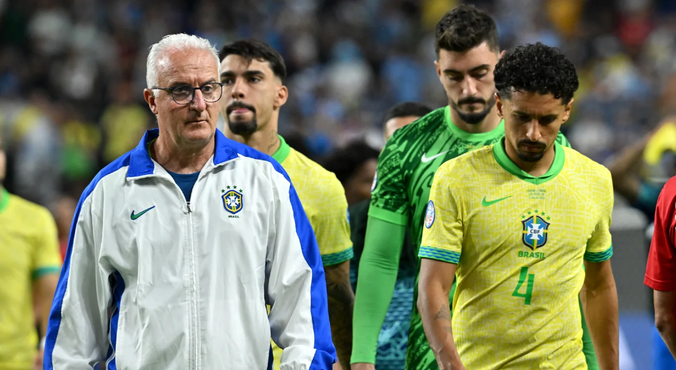 Imagem de Dorival Júnior, Marquinhos, Lucas Paquetá e Rafael