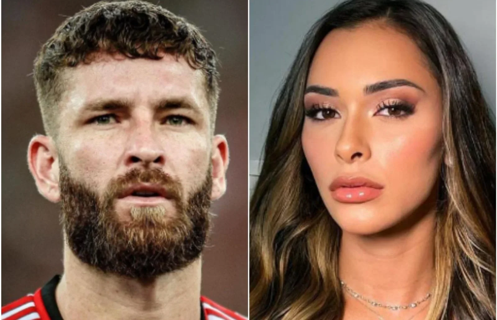 Léo Pereira e Tainá Castro eram casados