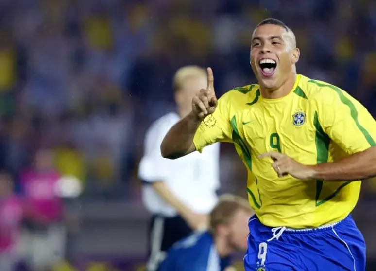 Imagem de Ronaldo Fenômeno na Copa de 2002