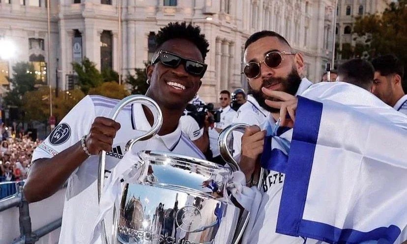 Benzema e Vinícius Júnior