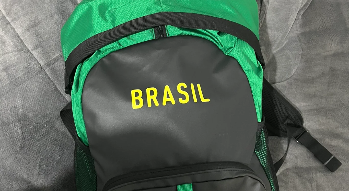 Imagem da bolsa recebida por Fernando Ferreira pela CBAT para Paris 2024