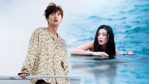 Imagem do poster do dorama "A Lenda do Mar Azul"