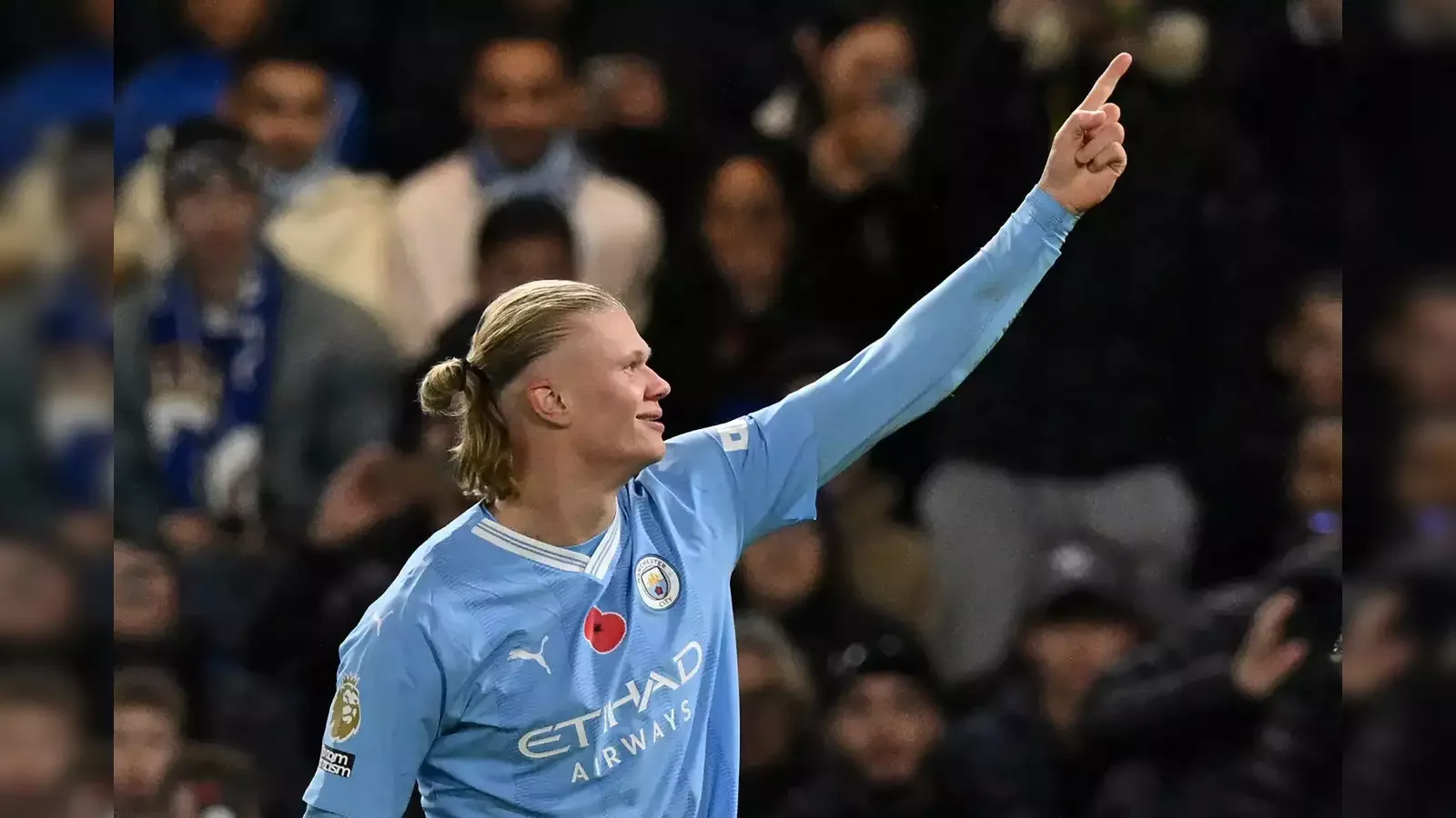 Erling Haaland, atacante do Manchester City