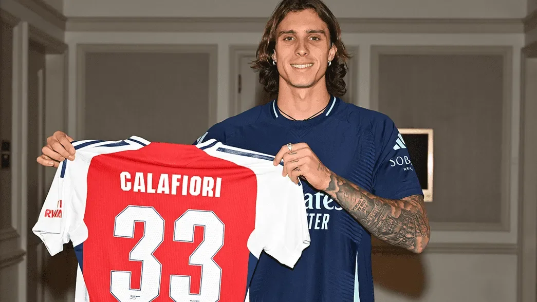 Calafiori, novo zagueiro do Arsenal