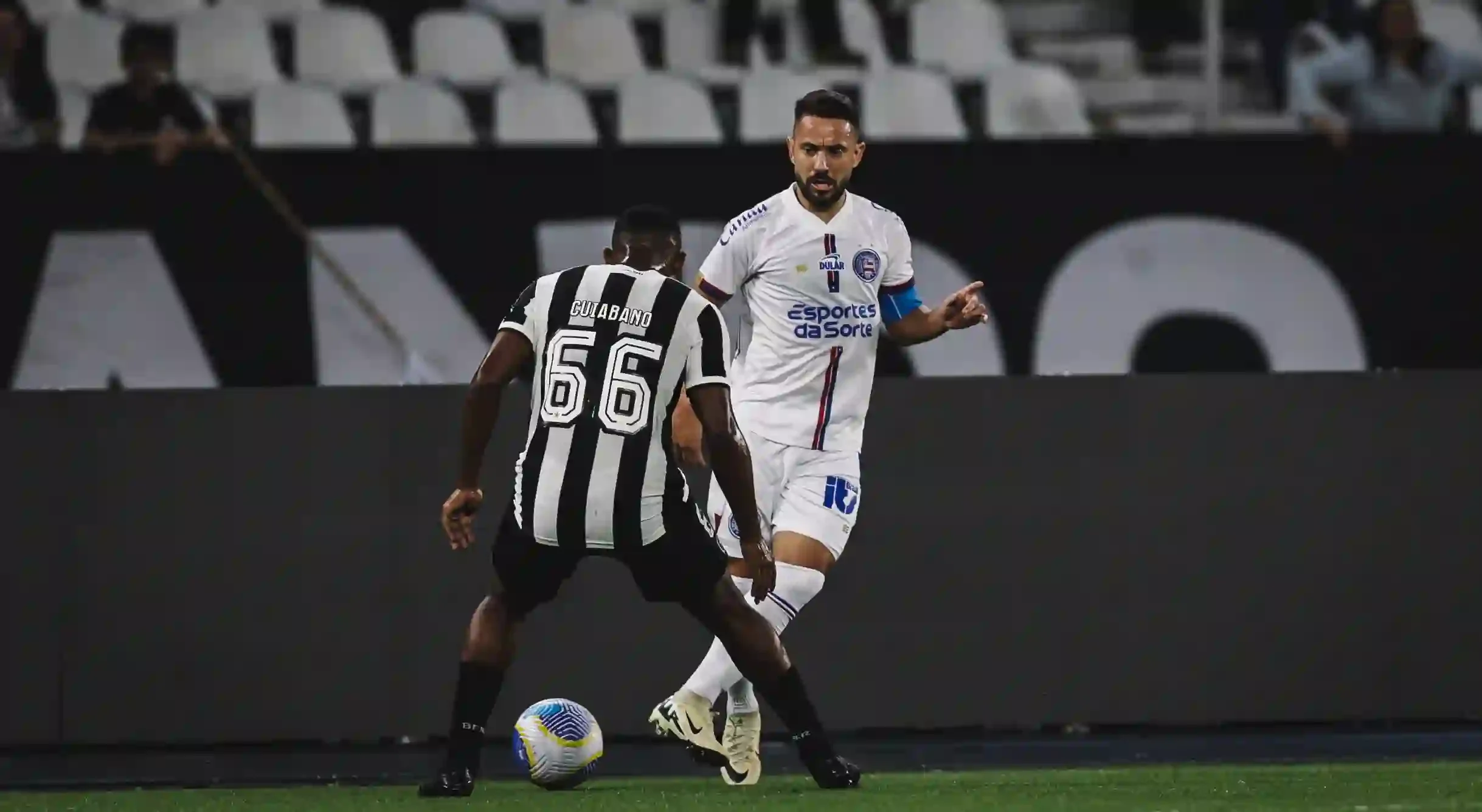 Imagem do jogo de ida entre Botafogo x Bahia pela Copa do Brasil 2024