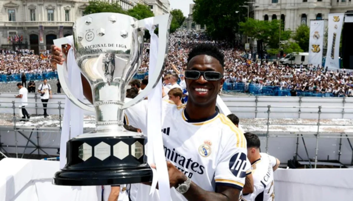 Vinicius Júnior foi um dos destaques do título do Real Madrid na temporada anterior