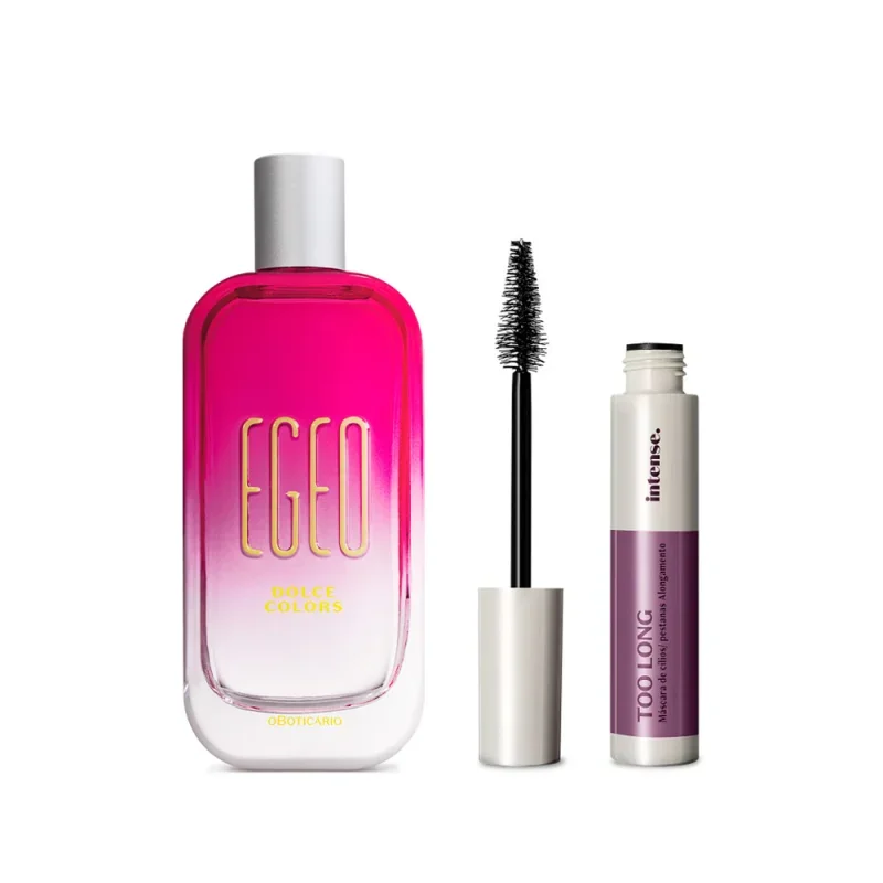 Imagem de máscara de cílios e perfume Egeo do O Boticário