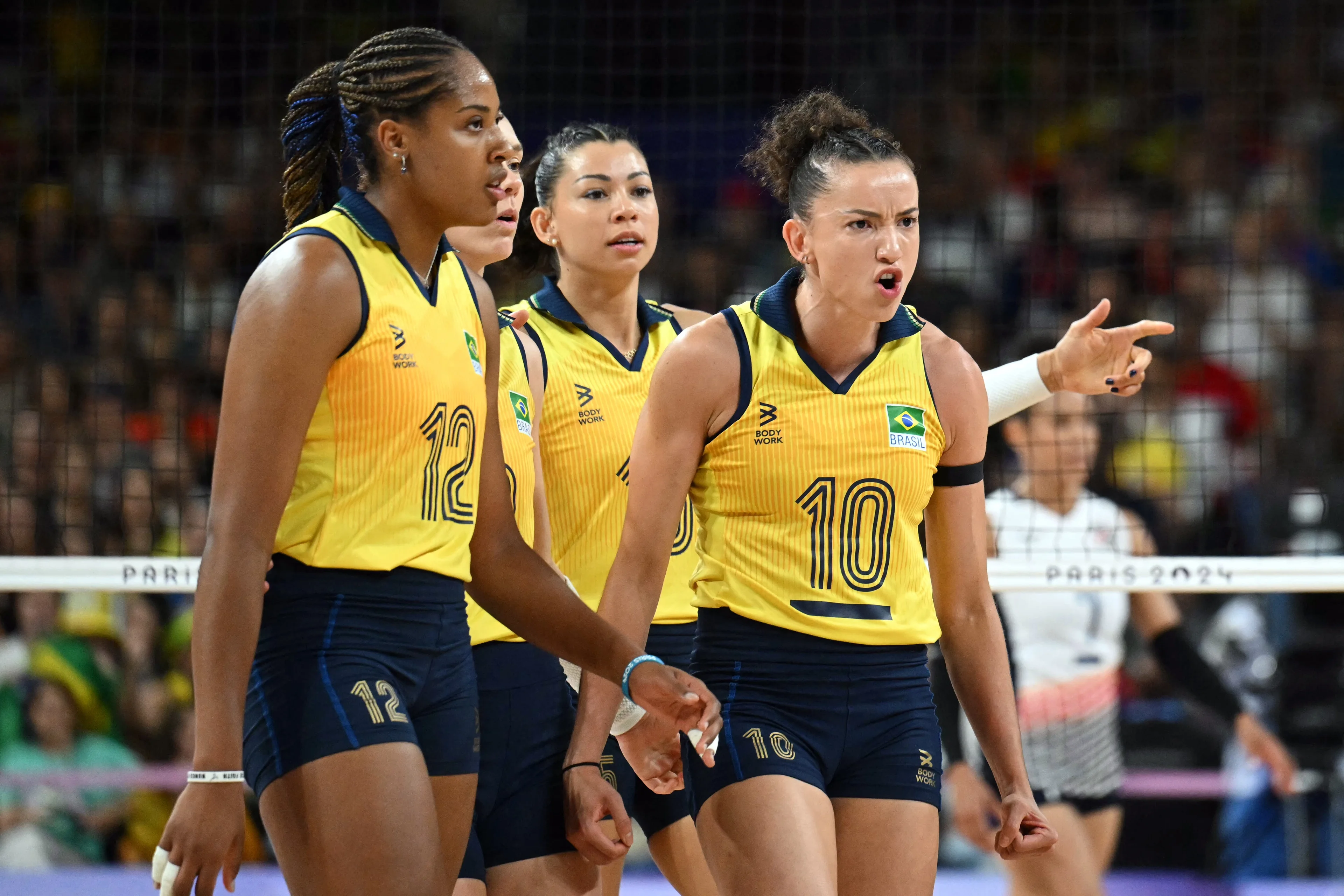 Imagem da seleção brasileira feminina de vôlei