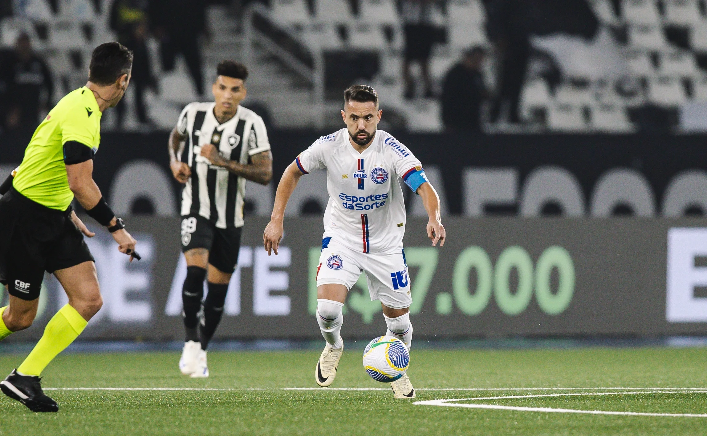 Imagem do primeiro confronto entre Botafogo x Bahia na Copa do Brasil