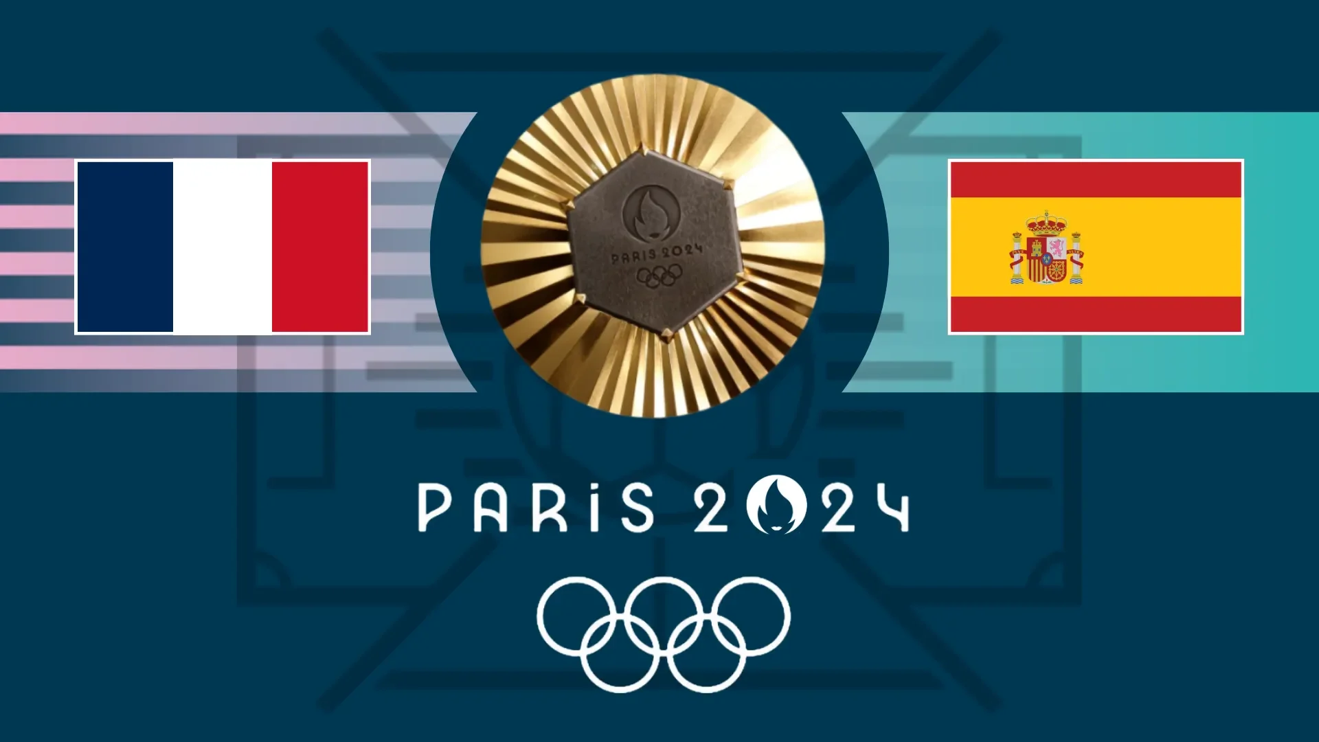 França x Espanha pela Final do Futebol Masculino