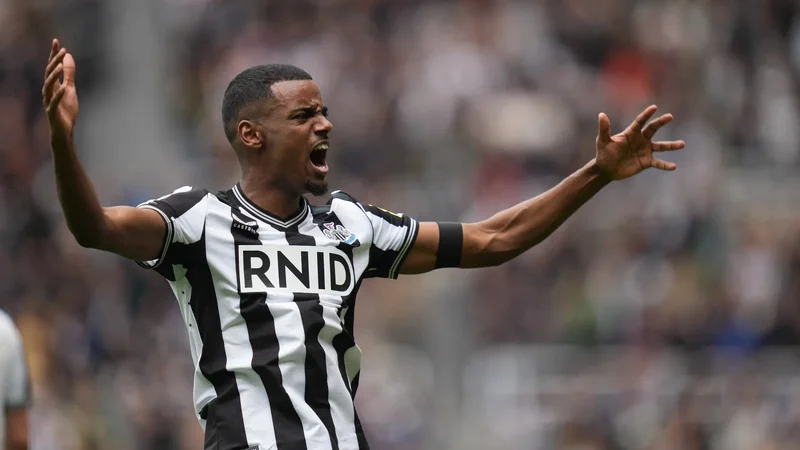 Imagem de Alexander Isak, atacante do Newcastle