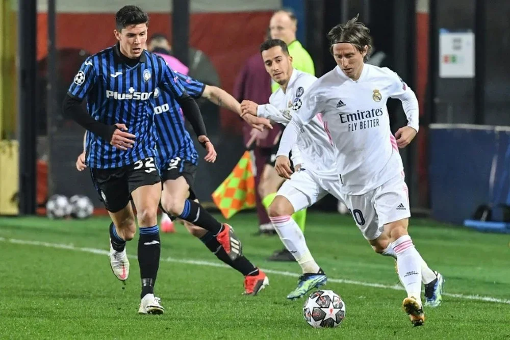 Duelo entre Real Madrid e Atalanta