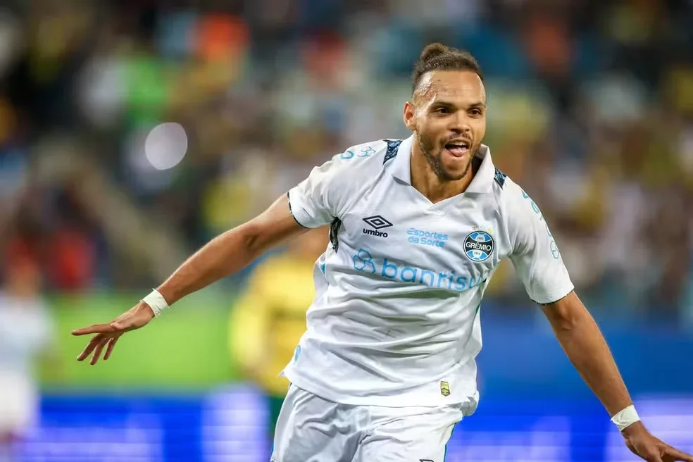 Imagem de Martin Braithwaite, atacante do Grêmio