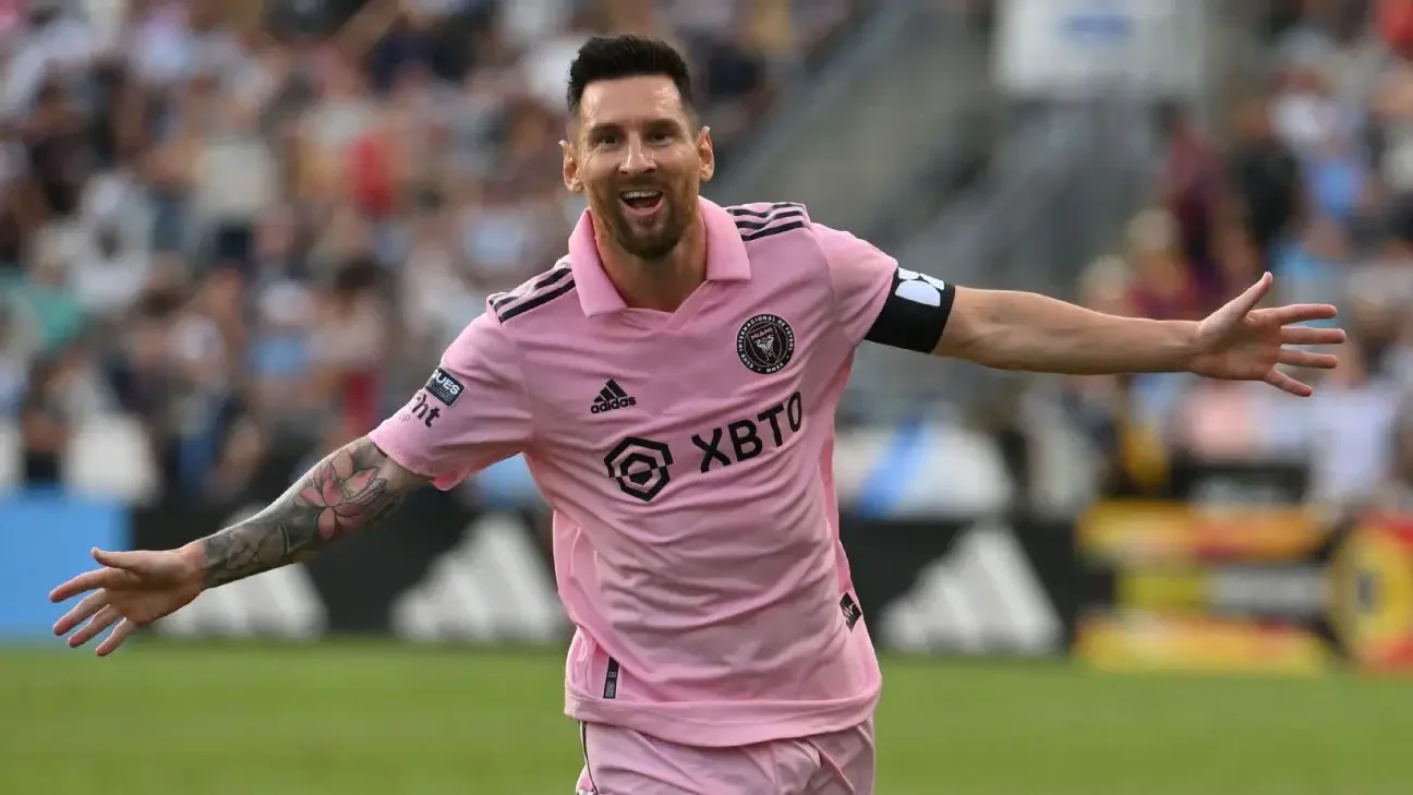 Lionel Messi jogando pelo Inter Miami