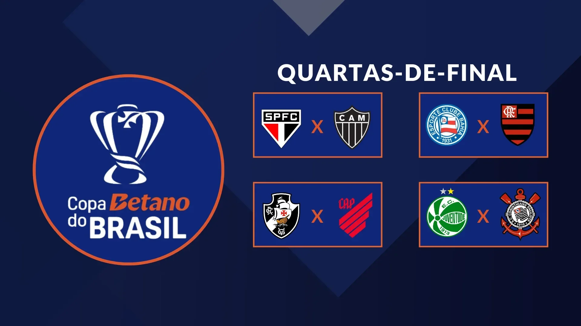 Jogos das quartas-de-final da Copa do Brasil 2024