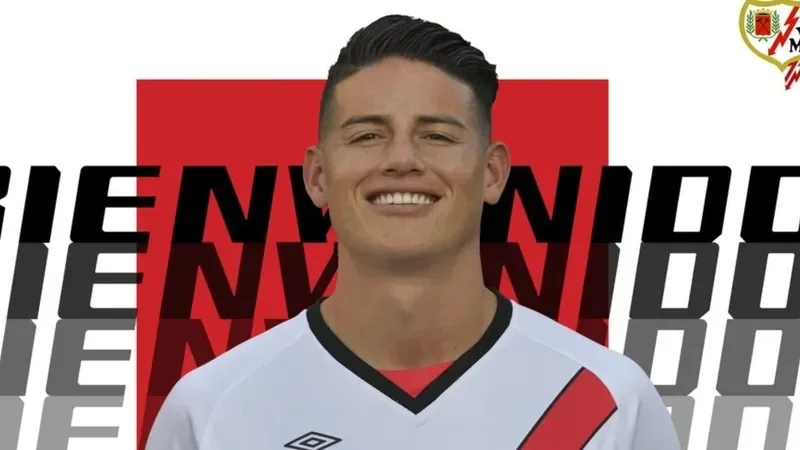 James Rodríguez, nova contratação do Rayo Vallecano