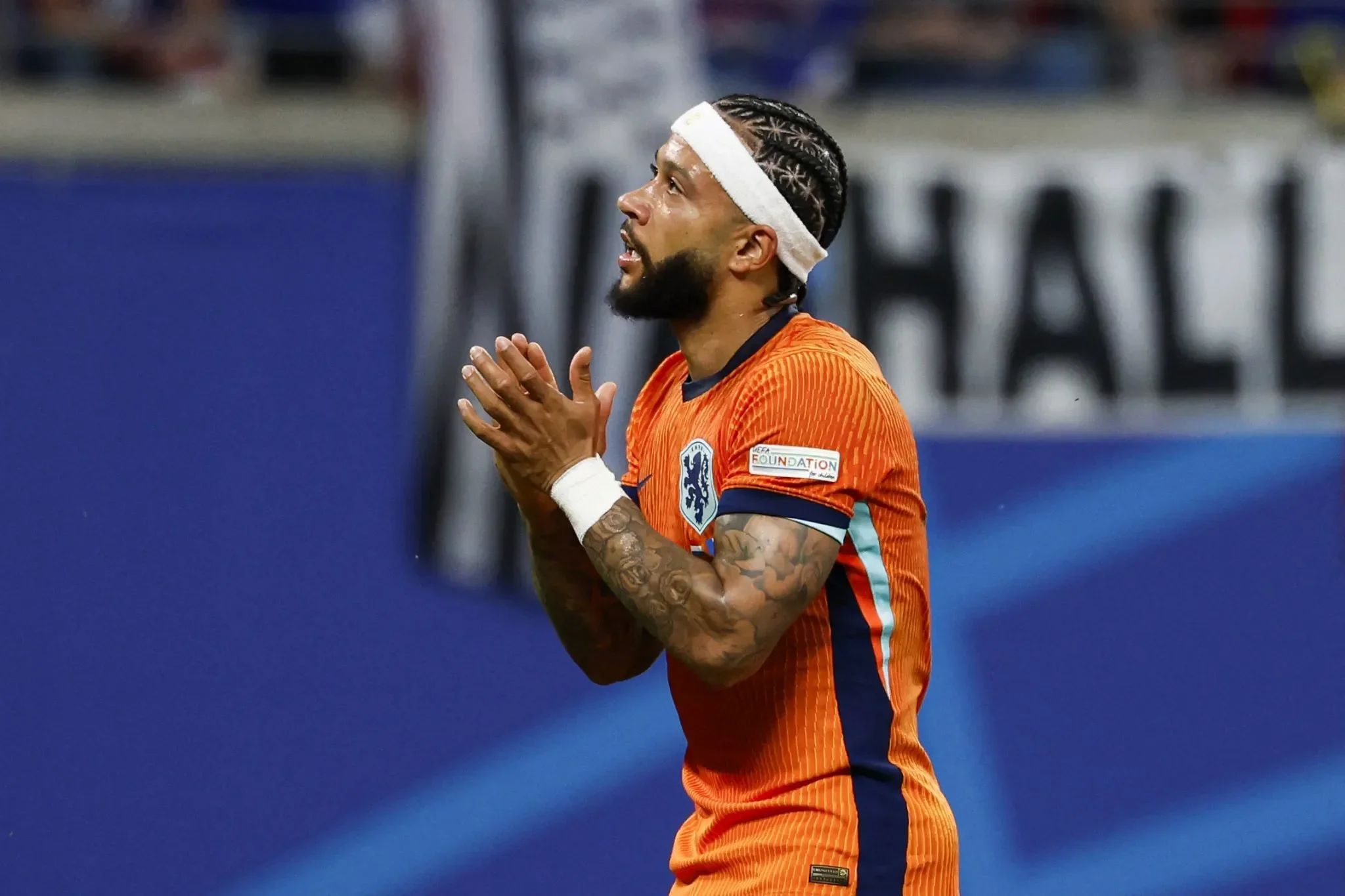 Memphis Depay, atacante da Holanda pode reforçar o Flamengo