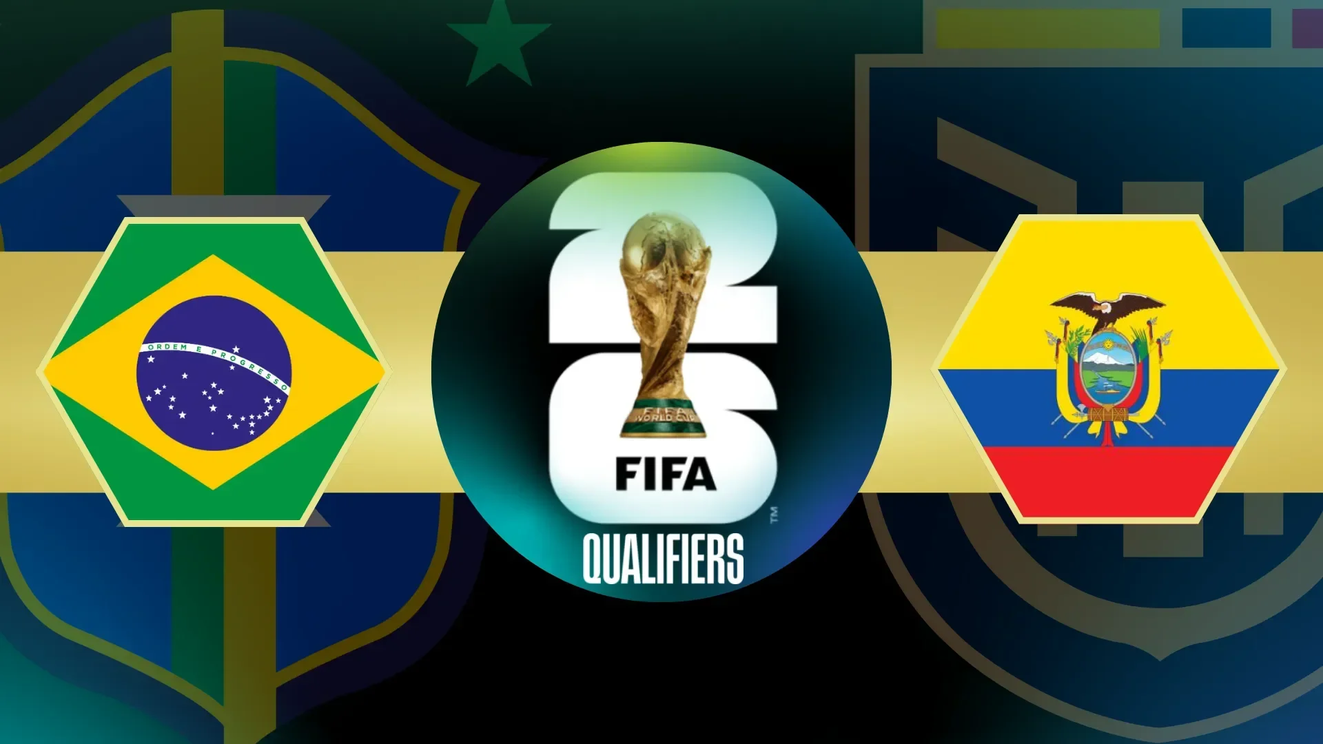 Brasil x Equador, pelas Eliminatórias