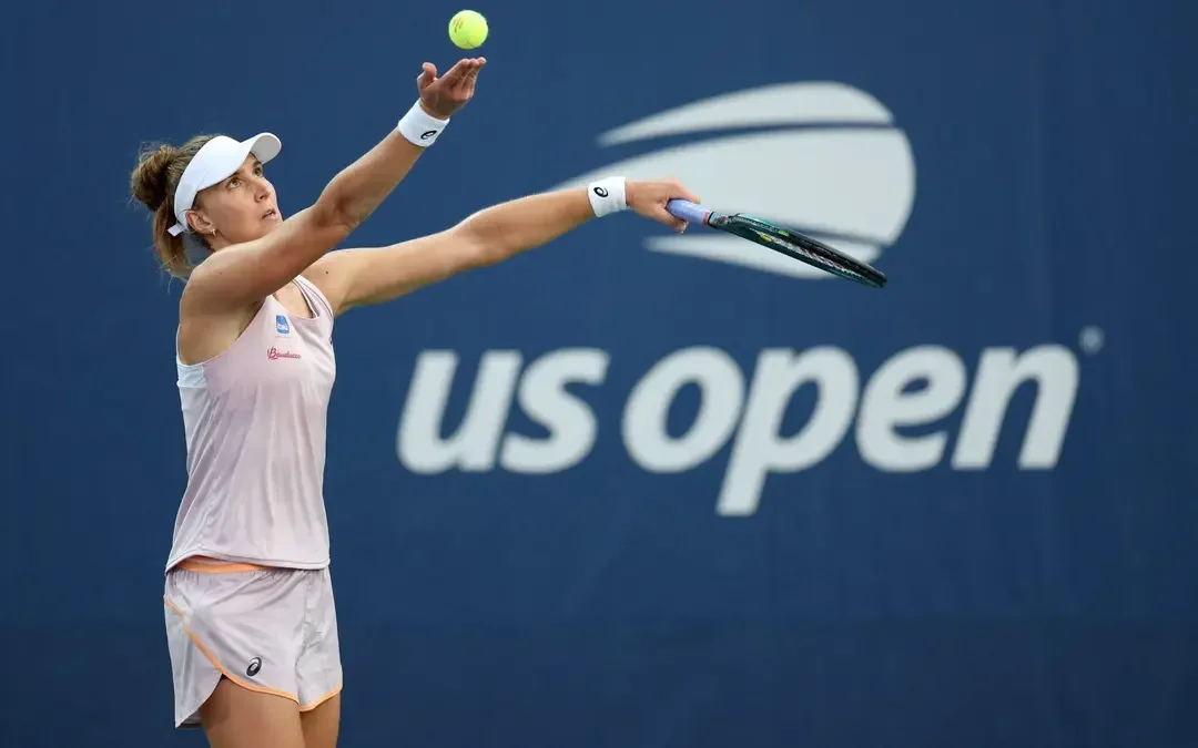 Imagem de Beatriz Haddad Maia no US Open, em Nova York