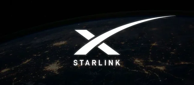 Imagem: logo da empresa Starlink, do bilionário Elon Musk que fornece serviço de internert por satélite no Brasil. 