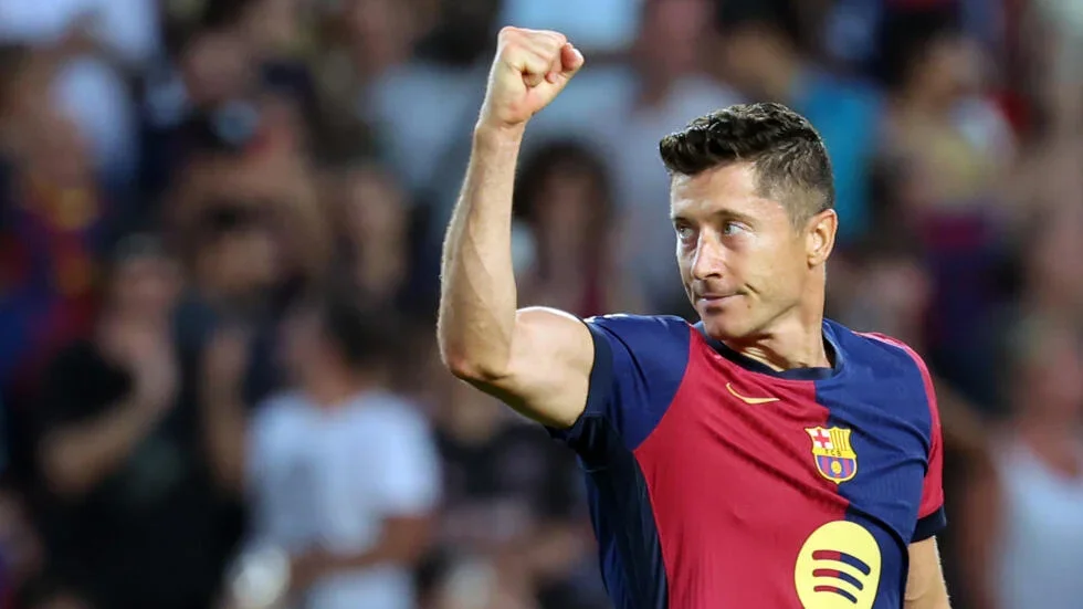 Robert Lewandowski, atacante do Barcelona