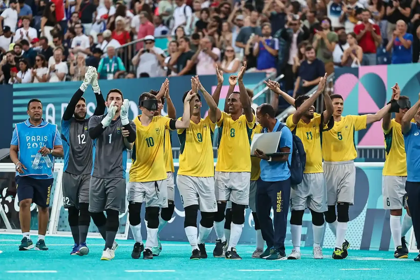 Sele&ccedil;&atilde;o Brasileira de Futebol de Cegos estreou com vit&oacute;ria na Paralimp&iacute;ada de Paris