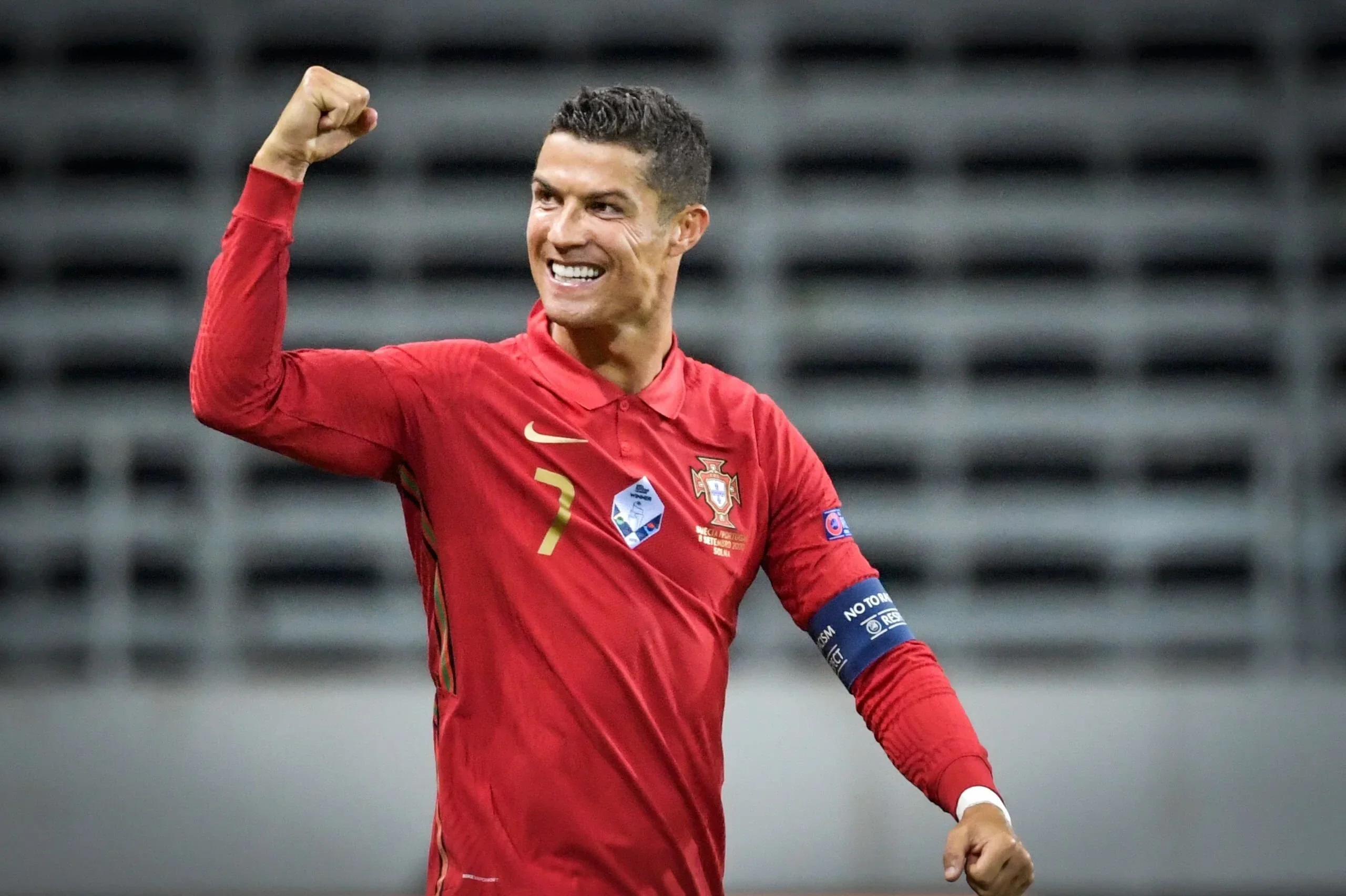 Cristiano Ronaldo celebra gol pela Seleção Portuguesa