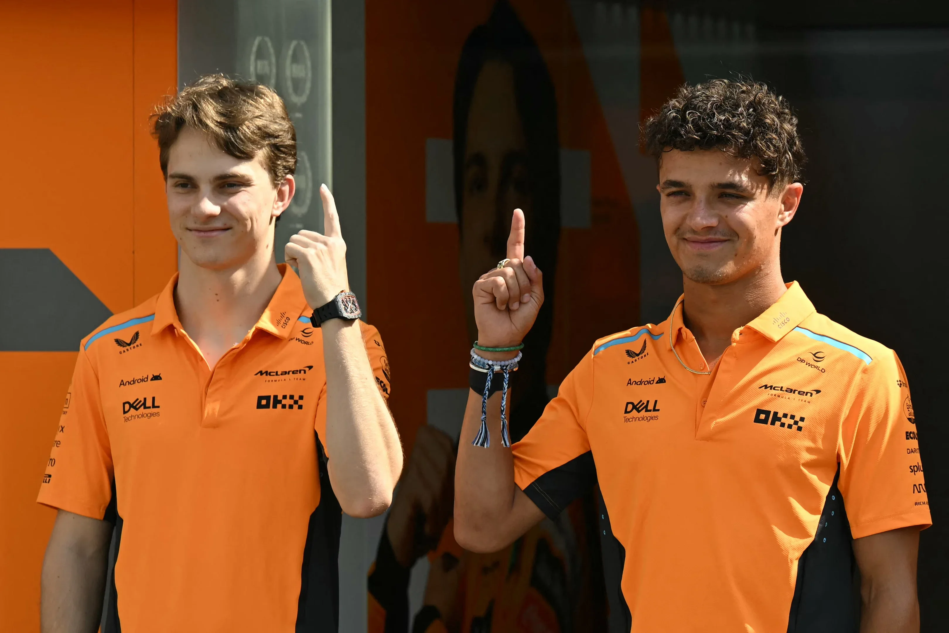 Imagem de Oscar Piastri e Lando Norris