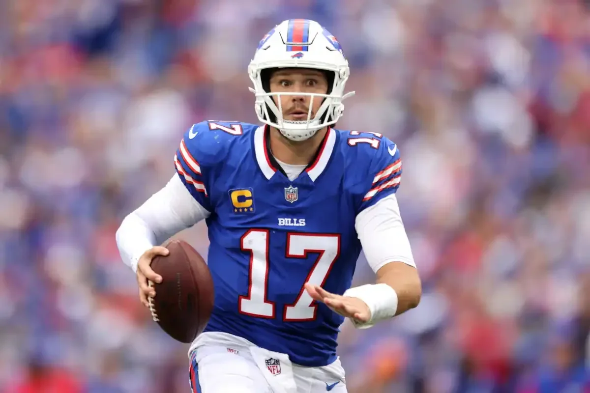 Imagem do jogador Josh Allen, do Buffalo Bills, da NFL