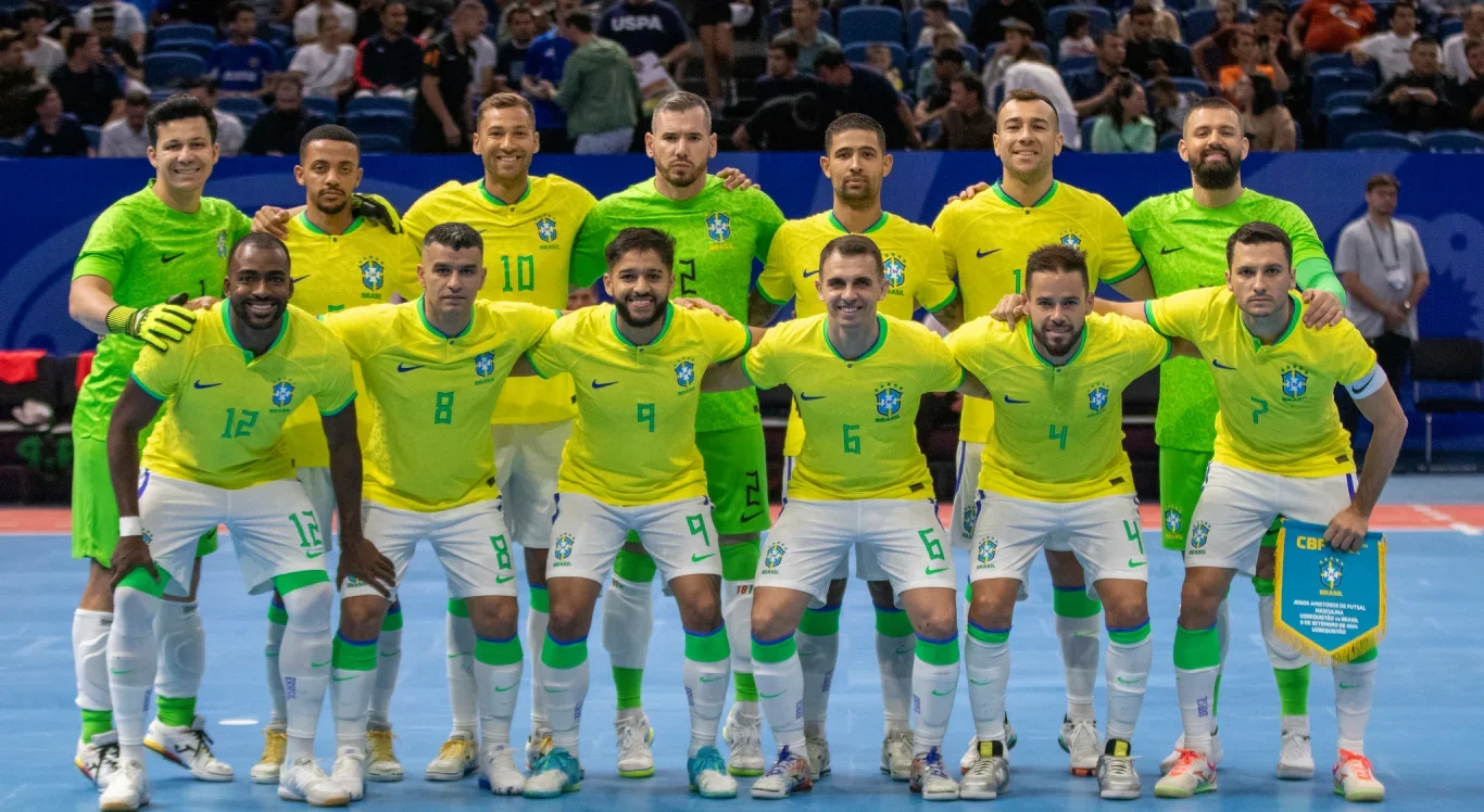 Imagem da seleção brasileira de futsal