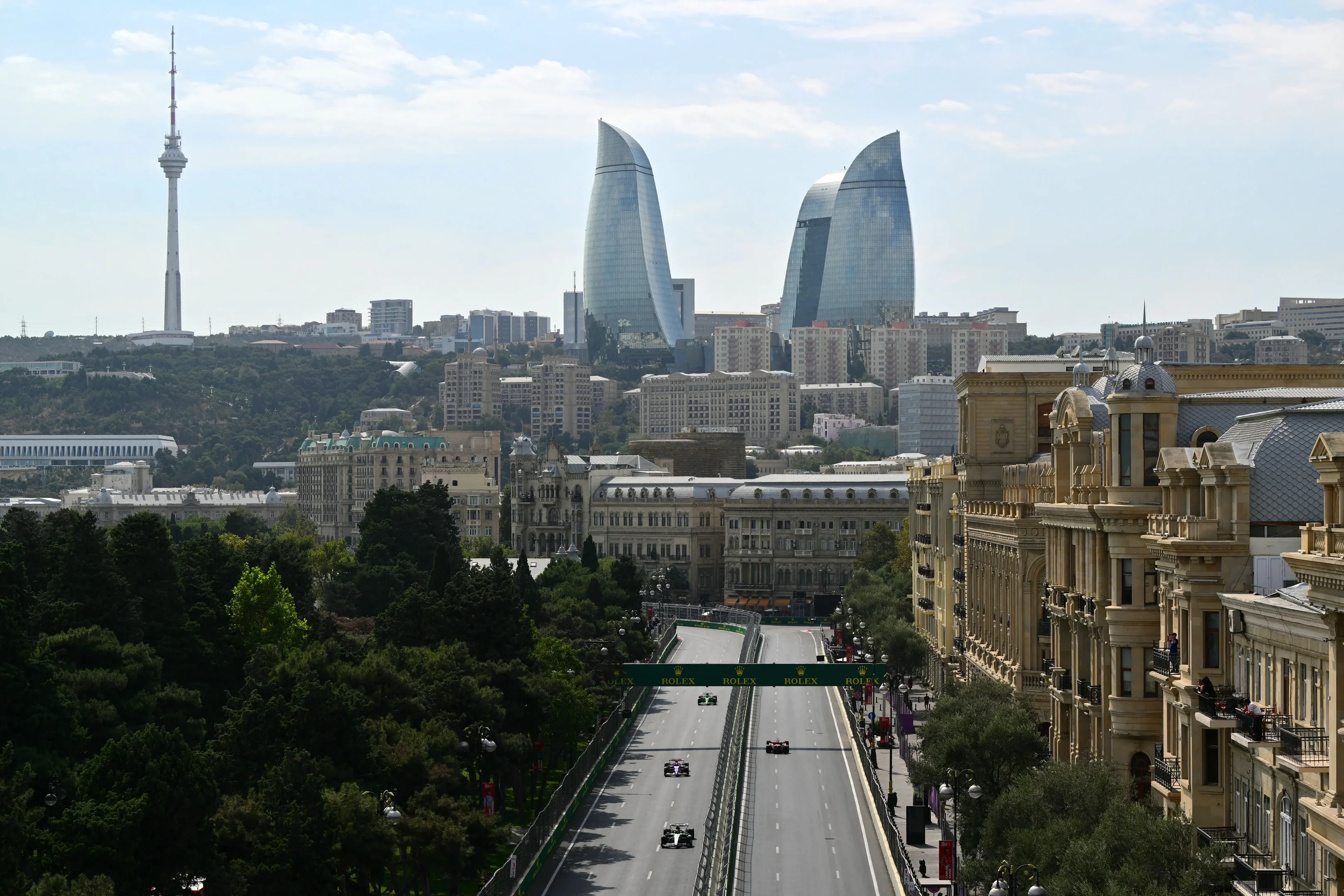 Imagem do circuito de Baku