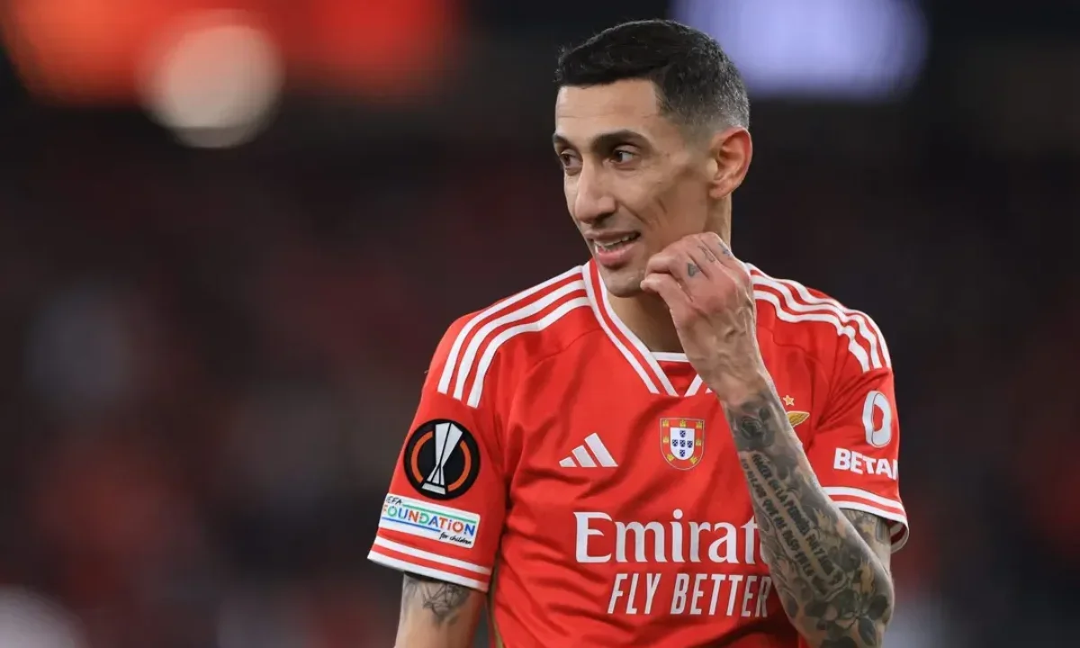 Imagem de Angel Di Maria, jogador do Benfica