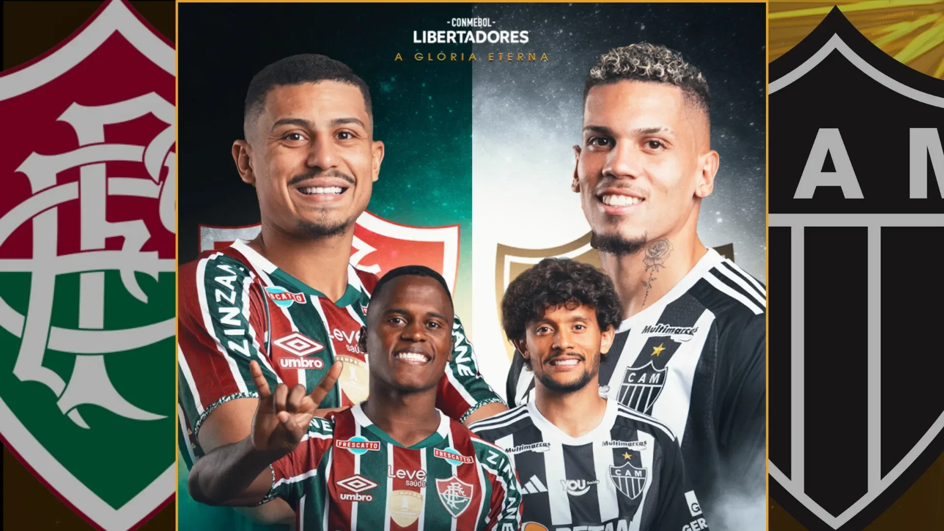 Fluminense x Atlético-MG, pelo jogo de ida das quartas-de-final da Libertadores