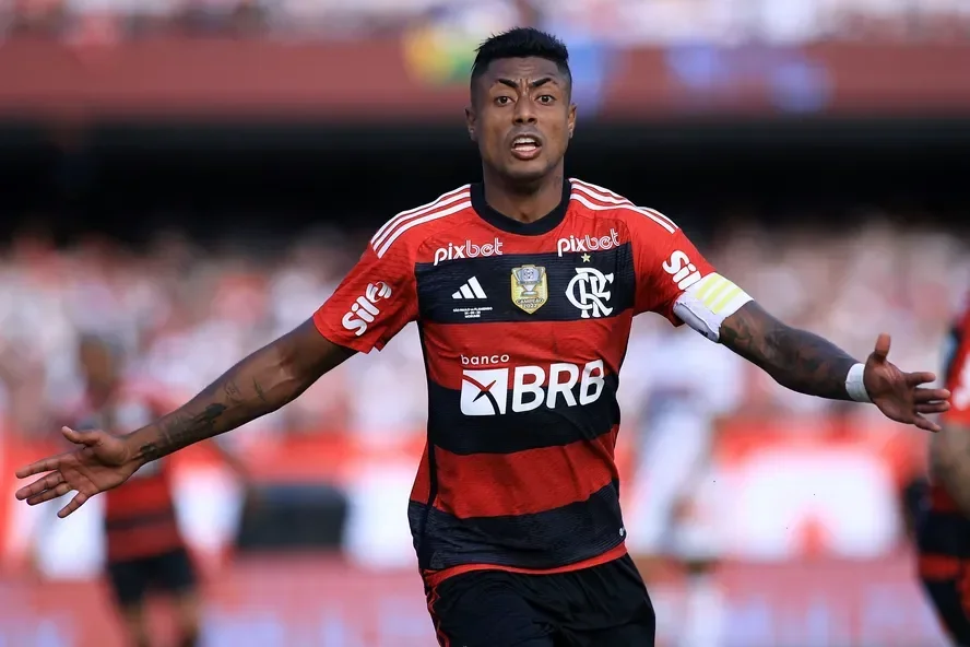 Foto do jogador Bruno Henrique no Flamengo