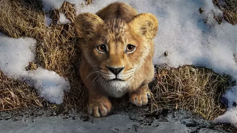 imagem promocional de "Mufasa: O Rei Leão"