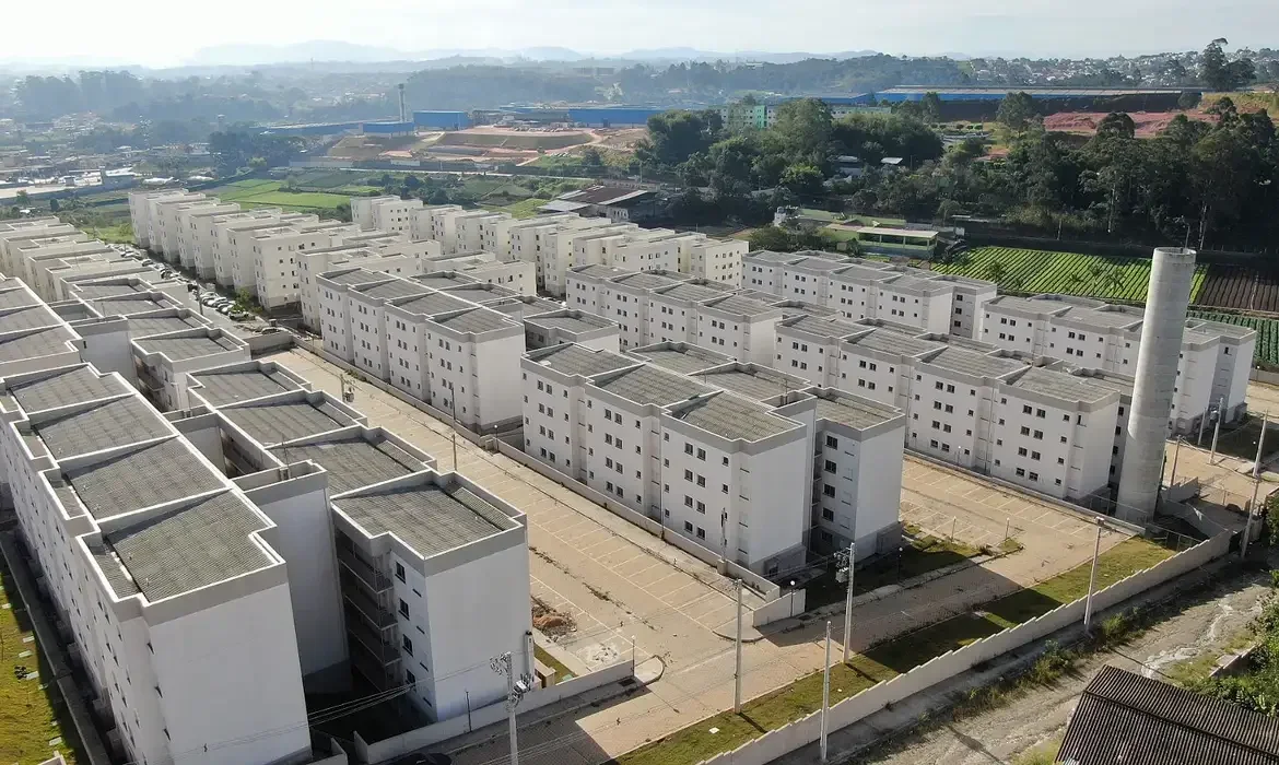 Imagem de um habitacional feito pelo programa Minha Casa Minha Vida