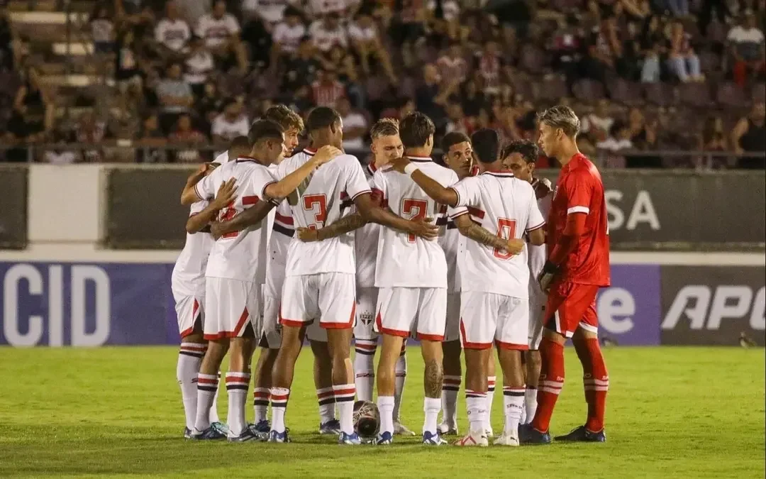 Equipe do São Paulo na Copinha 2024