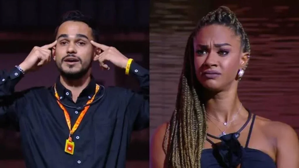 BBB 25: Aline e João Gabriel voltam a discutir durante intervalo do Sincerão