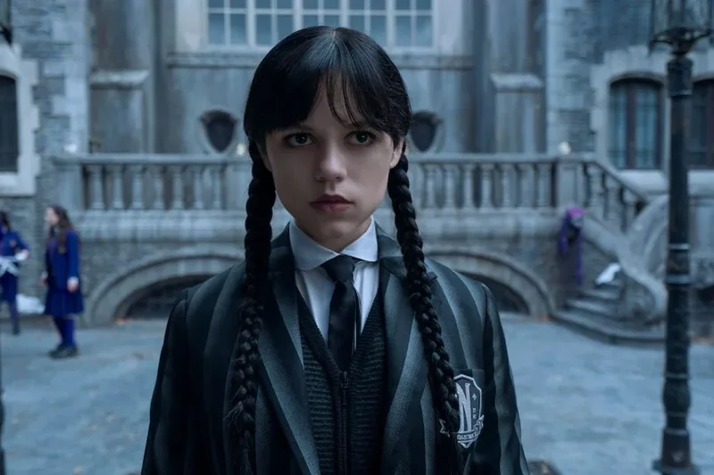 Imagem da série "Wandinha"
