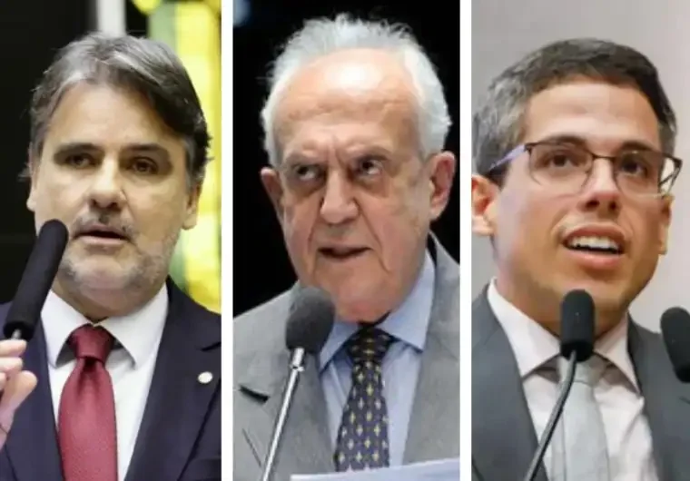 O ex-deputado federal Raul Henry, o ex-governador e senador Jarbas Vasconcelos e o deputado estadual Jarbas Filho